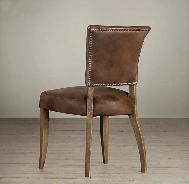Wooden Chair with Genuine Leather (M-X1050)