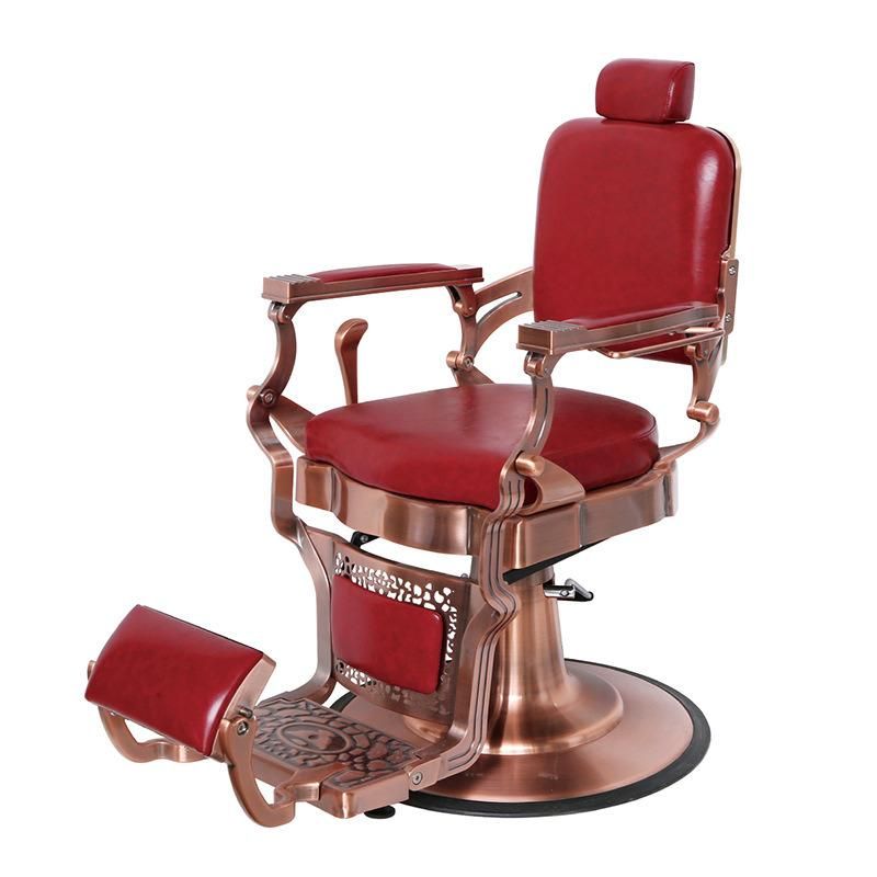 Hl- 9259A Salon Barber Chair for Man or Woman with Stainless Steel Armrest and Aluminum Pedal