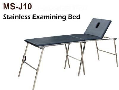(MS-J10) Medical Hospital Adjustable Backrest Portable Foldable Examination Table