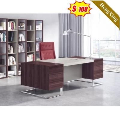 Modern Popular L Shape Melamine Wooden Office Furniture Chair Coffee Executive Manager Desk Office Table