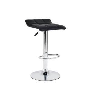 Wholesale Cheap Modern PU Seat Adjustable Metal High Bar Stool