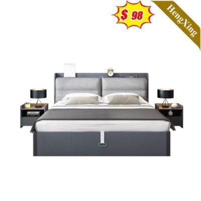 Modern White Wood Living Room Home Bedroom Furniture Set Beside Table King Double Children Leather Bed