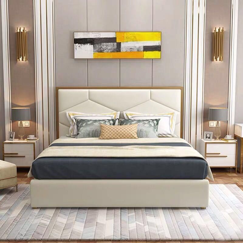 Modern Hot Sale Lift Storage Leather Queen Size Double Bed Luxury Italian King Size Bed Home Bedroom Furniture Set