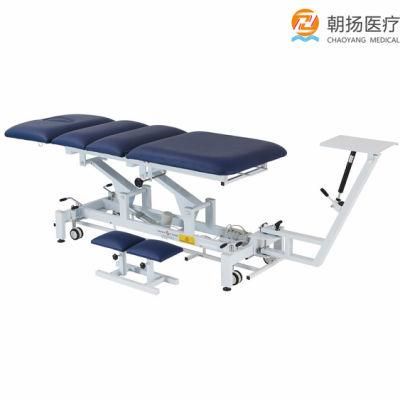 Hospital Orthopedics Traction Bed Electric Height Adjustable Lumbar Vertebra Spinal Traction Table