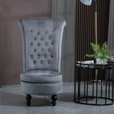 Thicken Cushion Leisure Chair with Super High Back Lounge Chair