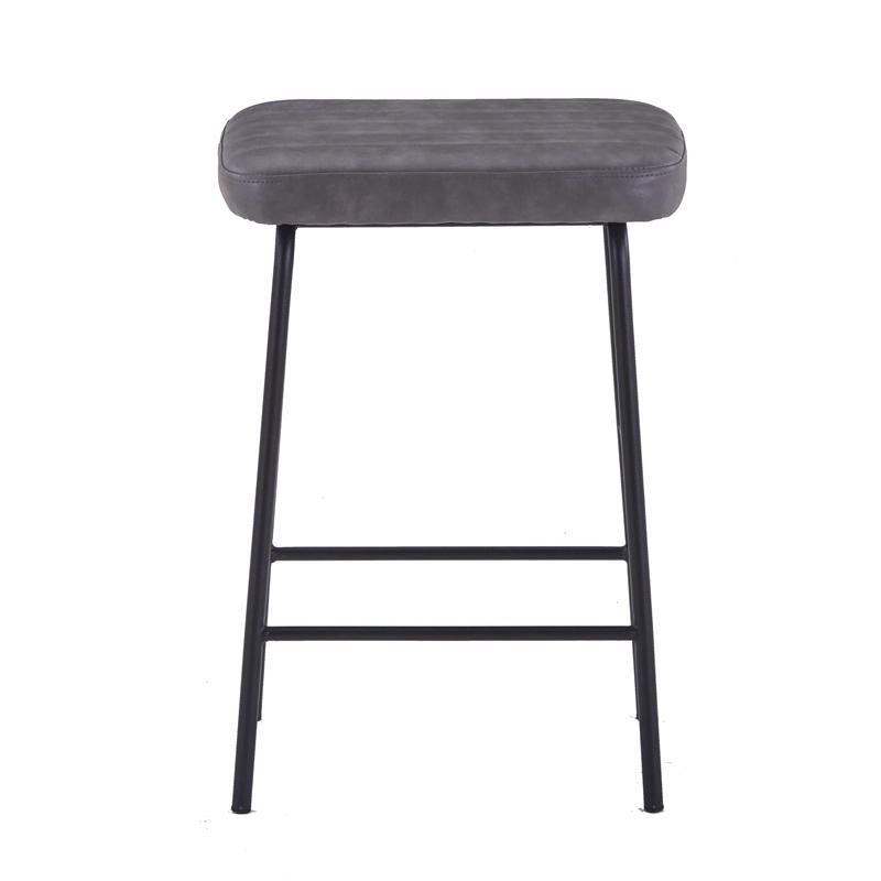 Cheap Price Bar Furniture PU Leather High Stool Modern 2 Colors Bar Chair