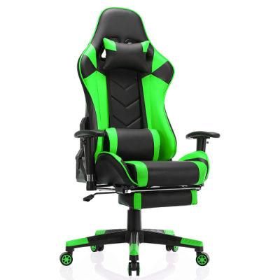Gaming Chair Racing Office Computer Ergonomic Video Game Chair with Headrest and Lumbar Pillow