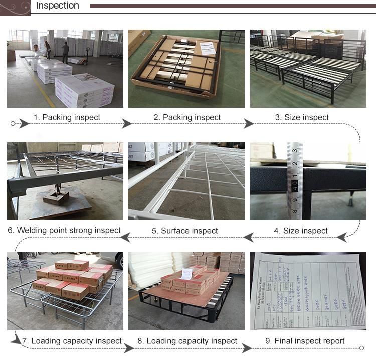High Quality Single Metal Bed Frame Staff Dormitory Iron Bed Steel Single Beds