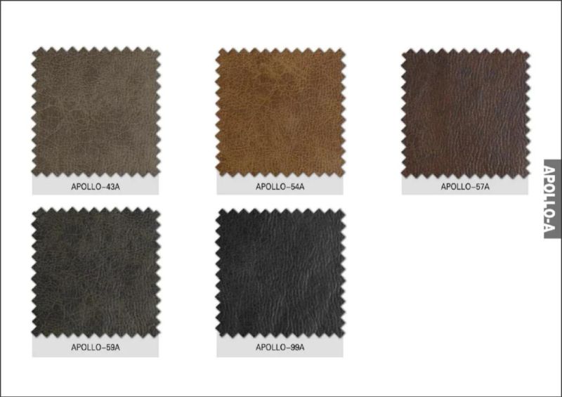 Hotel Textile Rhinoceros Skin Texture Upholstery Leather Sofa Fabric