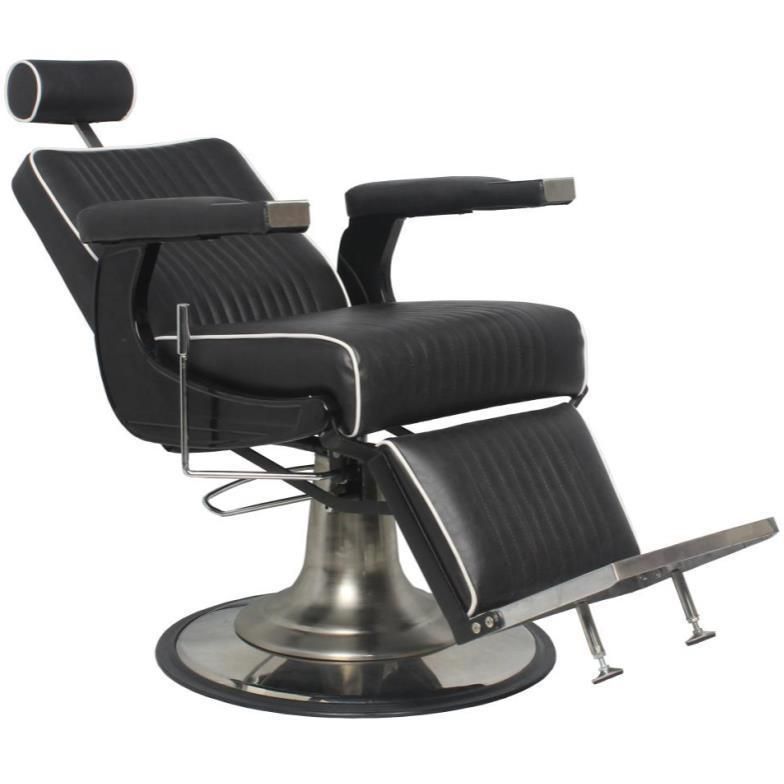 Hl-9304 Salon Barber Chair for Man or Woman with Stainless Steel Armrest and Aluminum Pedal