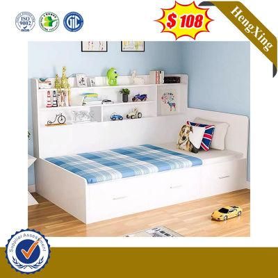 Wholesale Bedroom Furniture King Queen Double Single Bed with Wooden Board