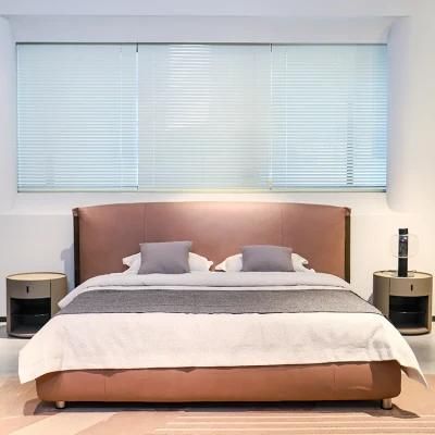 Modern Brand Furniture Design Wholesale Bedroom Bed Set Factory Customized Size Upholstered Leather Amal Beds