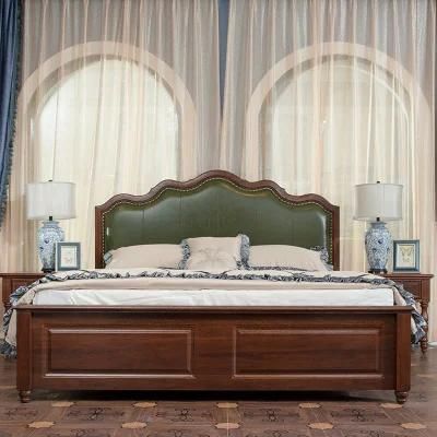 Custom American Style Walnut Series Bedroom Furniture Set