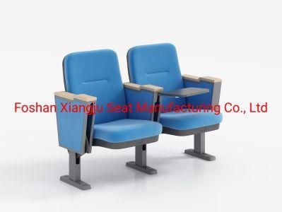 2021 New Design Plastic Auditorium Chairs with Arms for Theater Hall