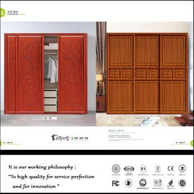 E1 Particle Board Sliding Interior Built-in Wardrobe