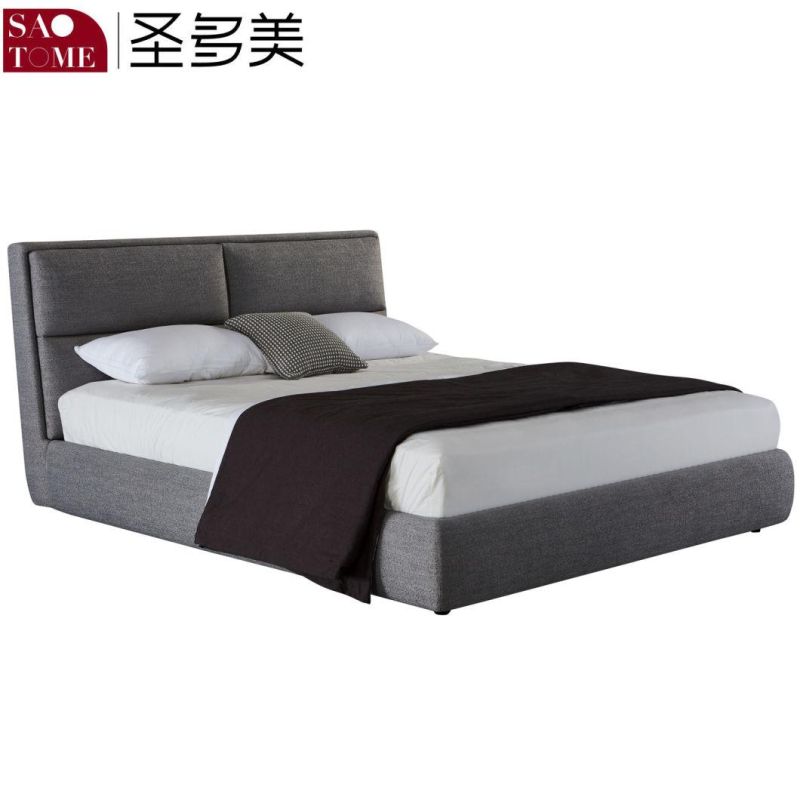 Modern Home Furniture Set Hardware Bedroom Leather Hotel King Bed