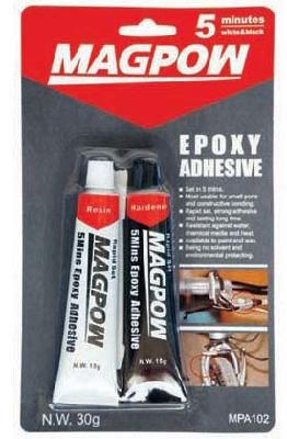 Rapid Steel Epoxy Ab White and Black Glue