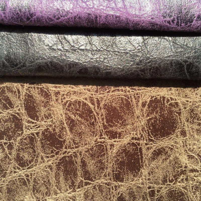 100%Polyester Knitting Velvet with Leather Looking and Easy to Move The Dust (JL002)