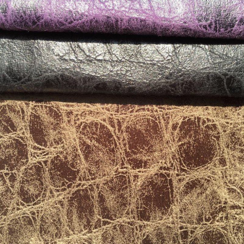 100%Polyester Knitting Velvet with Leather Looking and Easy to Move The Dust (JL002)