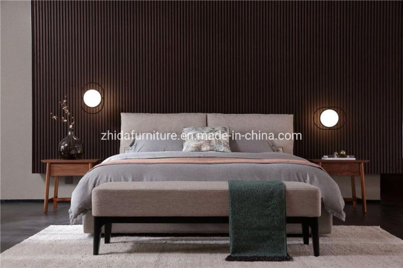 Fashion Upholstered Home Hotel Double Single Bed