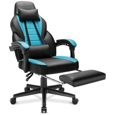 High Back Mold Foam Swivel Gaming Chair with Linkage Armrest