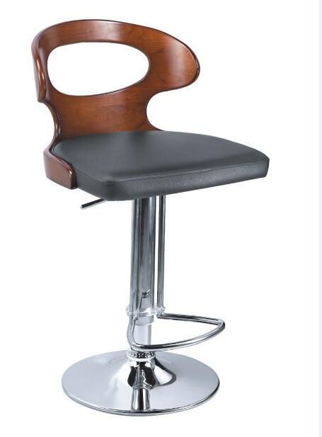 Modern New Design Wooden and Leather Leisure Bar Chair (SZ-BC328)