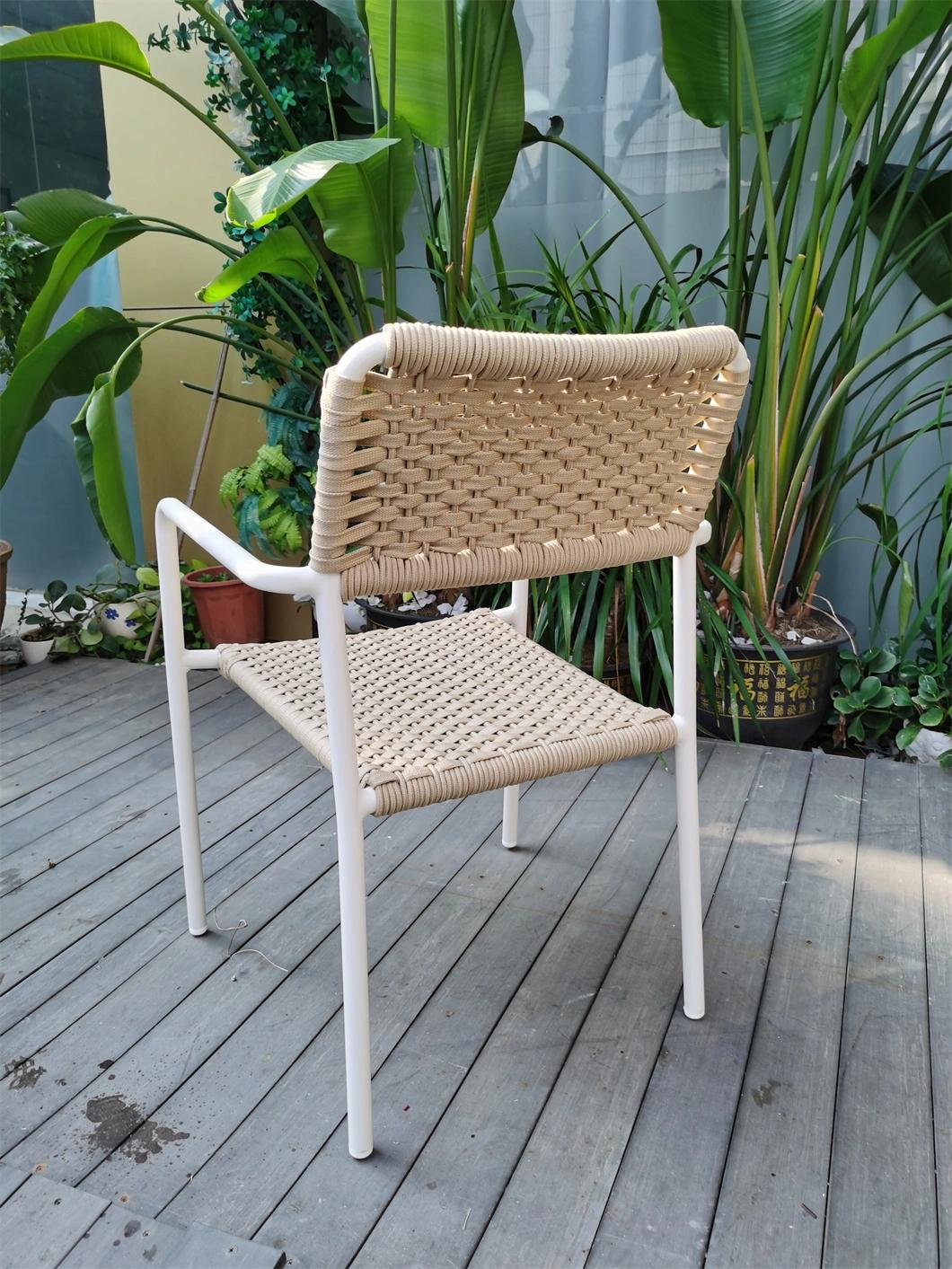 Outdoor New Style Wooden Garden Patio Outdoor Rattan Furniture Chair