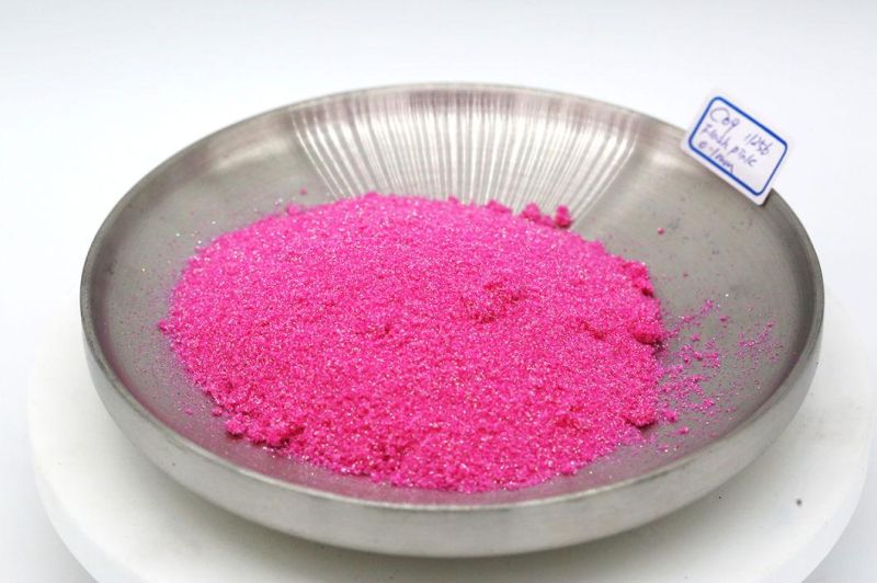 Antimony Test Qualified Rainbow Pink Outfits Neon Cosmetic Glitter Powder for Decorative Lipgloss Nail Eyeshadow