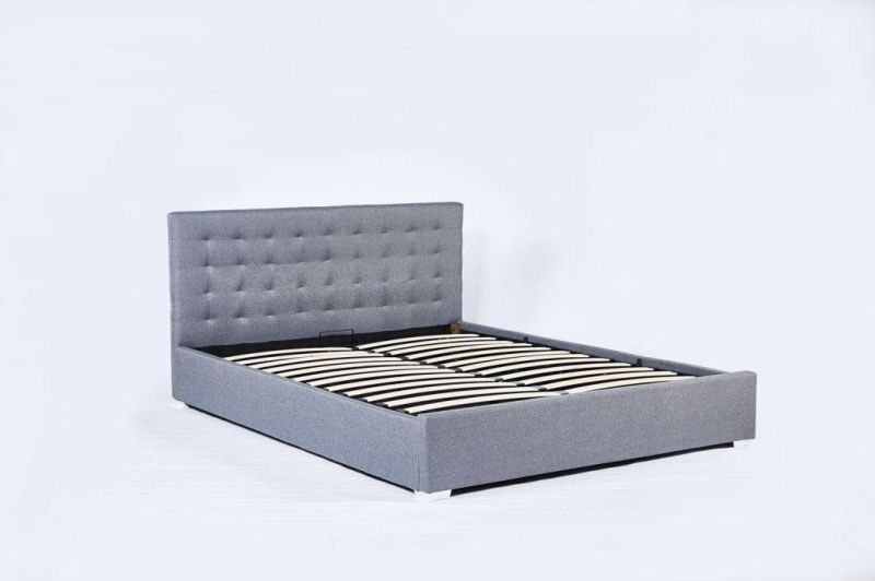 Storage Design Leather PU Bedroom Luxury Bed