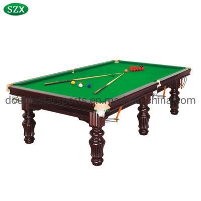 12FT Standard Size Solid Wood Slate Snooker Table