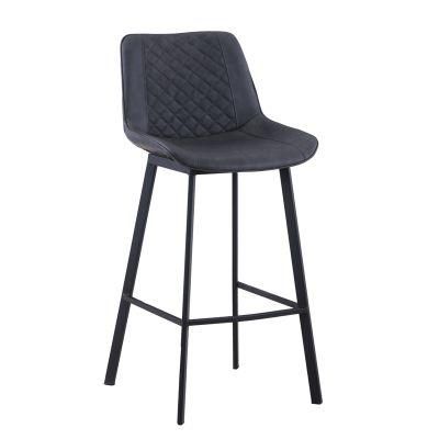 Wholesale Modern Bar Furniture High Stool PU Leather Bar Chair
