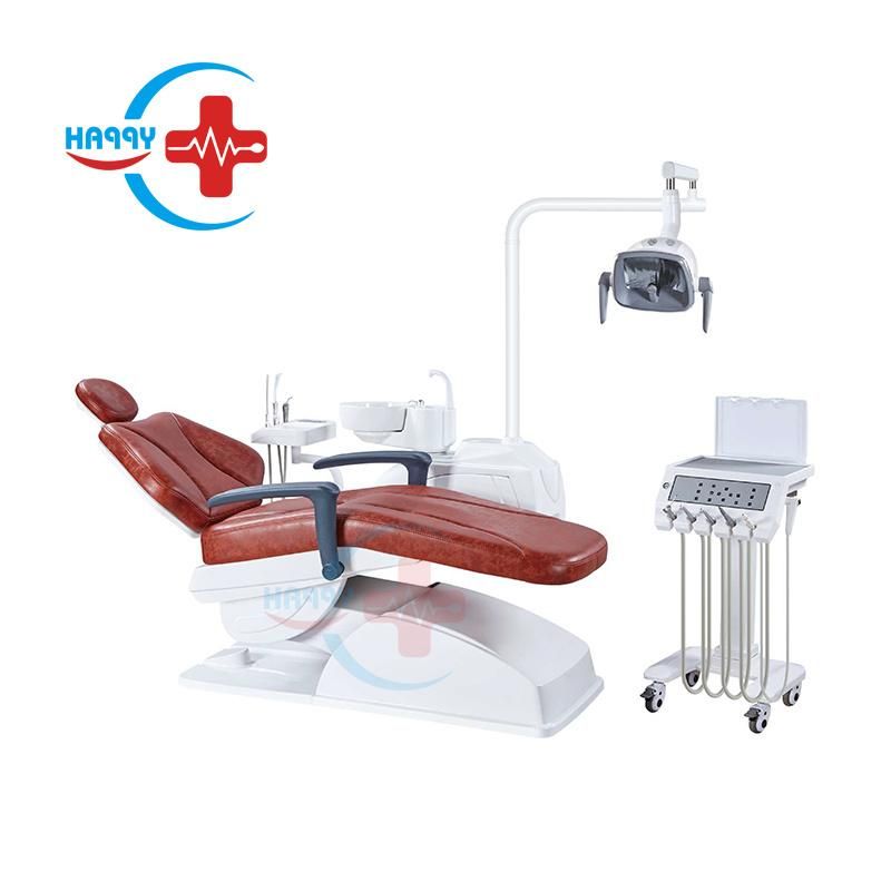 Hc-L003A Dental Equipment Luxury Surgical Dental Chair with LED Sensor Operating Light Mobile Dental Unit