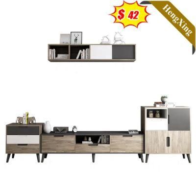 Mixed Color Modern Design Cheap Price Wooden Living Room Furniture TV Stand with Drawers Cabinet