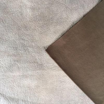 Polyester Suede Fabric with Leather Looking and Easy Cleaning Surface (suede)