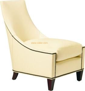 (CL-2240) Antique Wood Hotel Furniture with Leather Chair for Bedroom