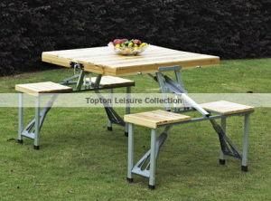 Foldable Wood Picnic Table