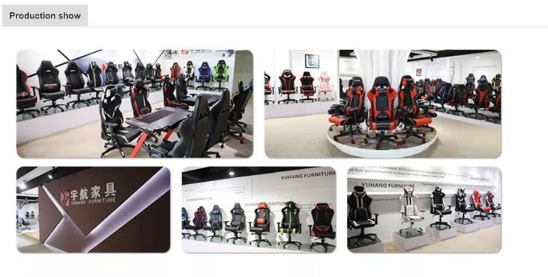 High-End PU Leather Ergonomic Swivel Chair Adjustable Computer Gaming Chair with Hight-Grade Embroidery