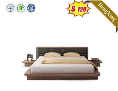 China Wholesale Melamine White Oak Wood Home Furniture Wall Single Double King Queen Bed