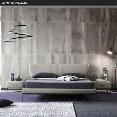 Top Seller Modern Bedroom Furniture King Size Bed with Slim Headboard