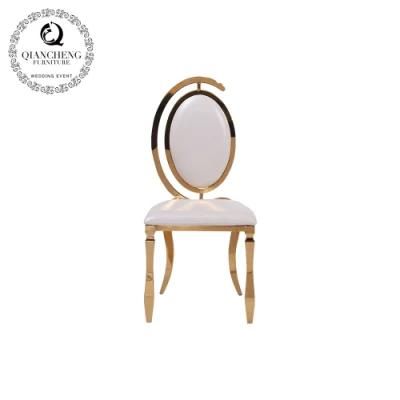 Restaurant Wedding Dining Chair Banquet Round Shape Dining Chair