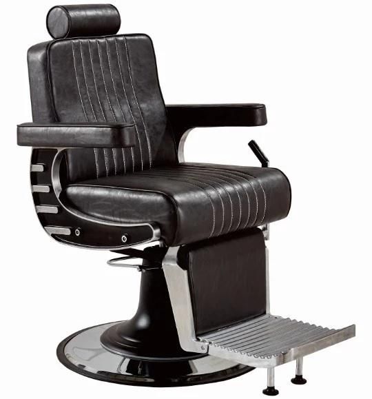 Hl-9304 Salon Barber Chair for Man or Woman with Stainless Steel Armrest and Aluminum Pedal