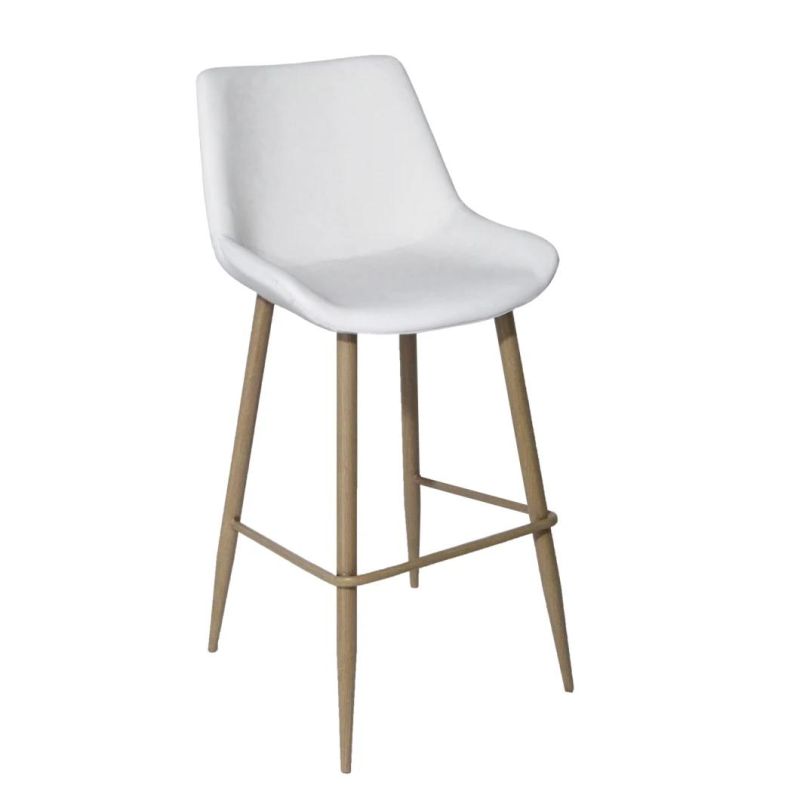 Modern High Quality Commercial Furniture PU Leather High Bar Chair