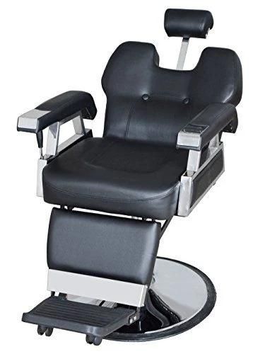 Hl- 31307 Salon Barber Chair for Man or Woman with Stainless Steel Armrest and Aluminum Pedal