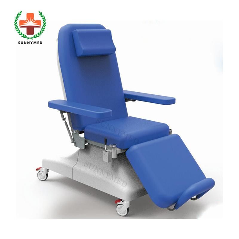 Sy-O007b Good Quality Hospital Electric Dialysis Chair with Denmark Motor