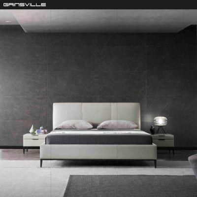 New Design Italy Modern Double Customized Home Leather Bed Bedroom Furniture Wall Bed