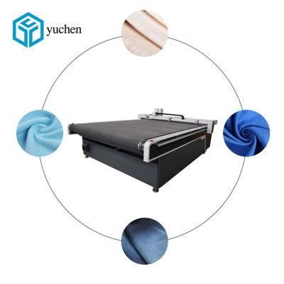 Digital Intelligent Blade Cotton Cloth Cutter Leather Cutting Machine for Apparel Industry