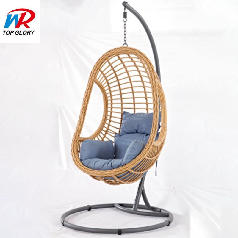 Chinese Factory Sale Leisure Wicker Garden Revolving Hanging Comfortable Swing Chair