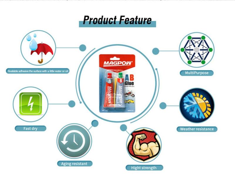 Two Ab Component Modified Acrylic Adhesive/Glue