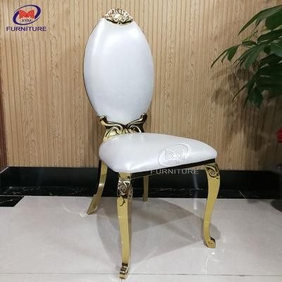 American Style Factory Direct Golden High End Stainless Steel Chair