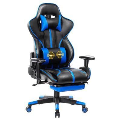 Thick Cushion and Backrest Gaming Chair with Footrest